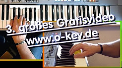 Keyboard und Klavier lernen mit dem 3. kostenlosen Video Koordination 1 bei O-KEY