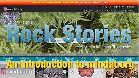Rock Stories - Introducing Mindat.org