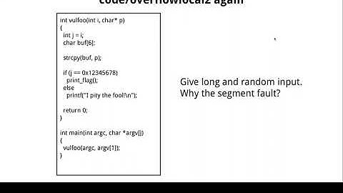 W3L1 Buffer Overflow