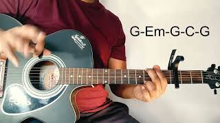 wafa ne bewafai easy guitar chords Lesson for beginners