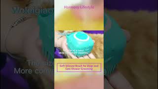 Soft Silicone Brush for Dogs and Cats Shower Grooming screenshot 2