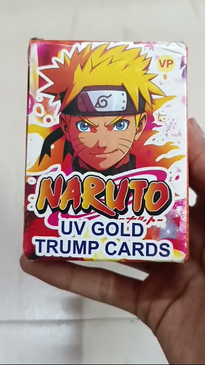 Unboxing of golden naruto cards booster box special 100