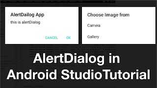How to create AlertDialog in Android Studio | AndroID Studio Tutorial for beginners || 2020