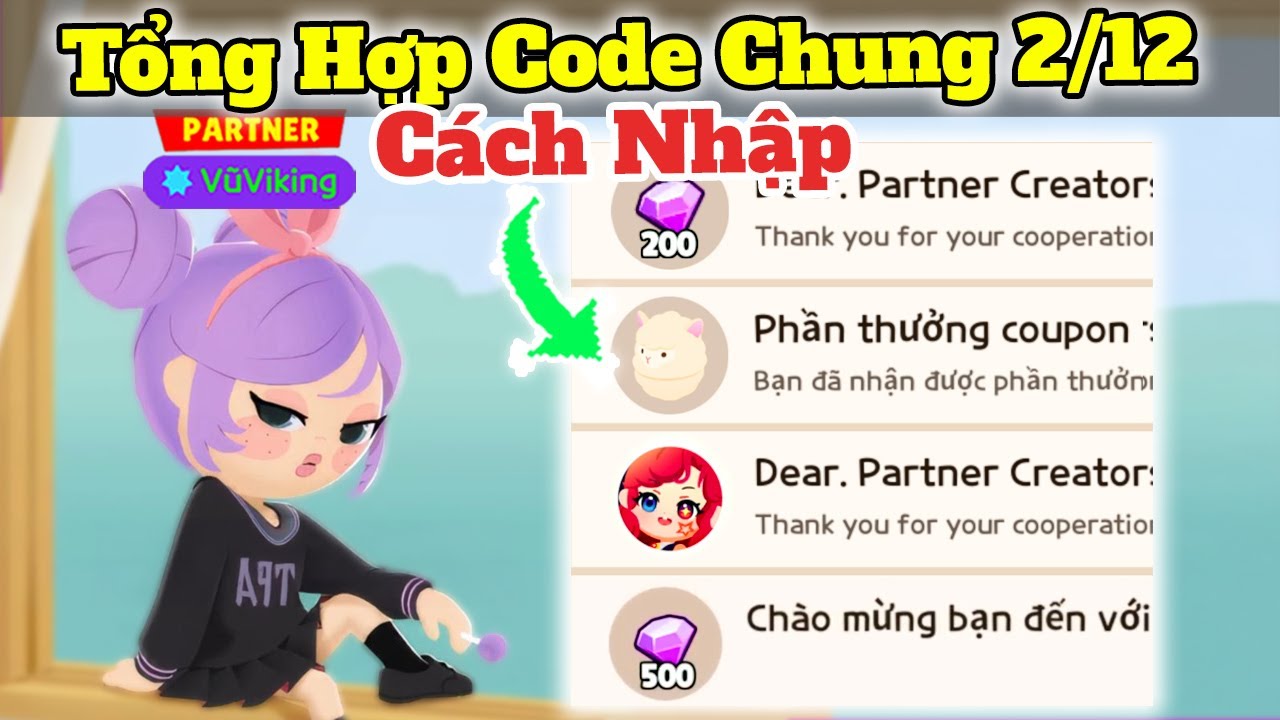 Tổng Hợp Code Chung Mới 2/12, Cách Nhập Code Play Together - YouTube