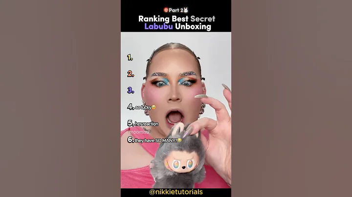 Ranking Best SECRET Labubu Unboxing (Part 2) #labubu