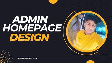 Web project Task 41 | Web Application Admin Homepage Design | 1st year | Java Institute