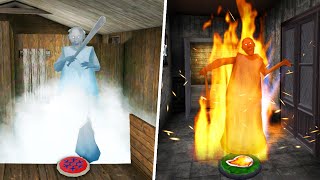 Granny - ❄ Frozen Trap VS 🔥 Fire Trap