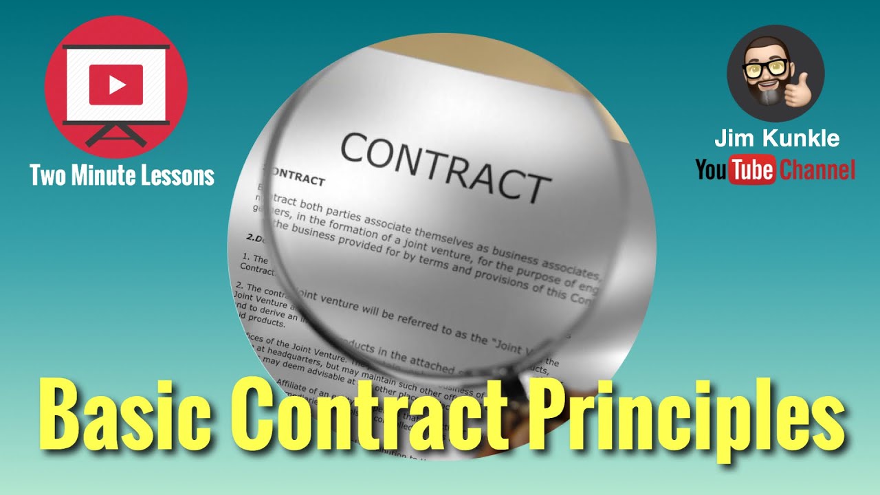 Global Protective Coatings - Two Minute Lessons: Basic Contract Principles