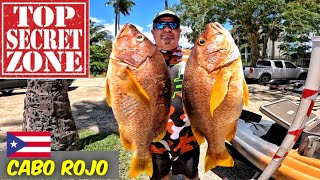 ENCONTRE un AREA de PESCA BRUTAL !! - #Pescando en Cabo Rojo | Puerto Rico