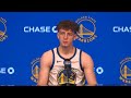 2023-24 Golden State Warriors Media Day | Brandin Podziemski