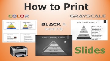How to Print All Page Grayscale or Black and White or Color in PowerPoint #print #powerpoint