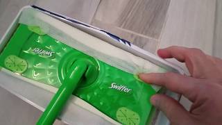 CLOROX wet mop pad vs SWIFFER wet pad