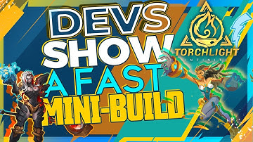 Torchlight: Infinite - Devs Show a FAST Mini Build [while channeling, mobility, firebolts, on crit]