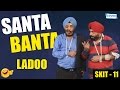 Santa banta comedy jokes  ladoo  hilarious  comedy skit 11