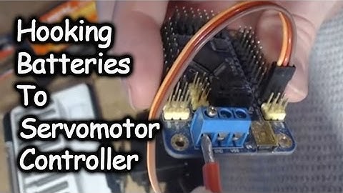 Connecting Battery to 32 Servomotor Controller | Building Humanoid Robots #51
