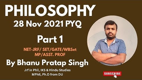 UGC NET PYQ | 2021 Paper (28 Nov)| Part-1| By Bhanu Pratap 