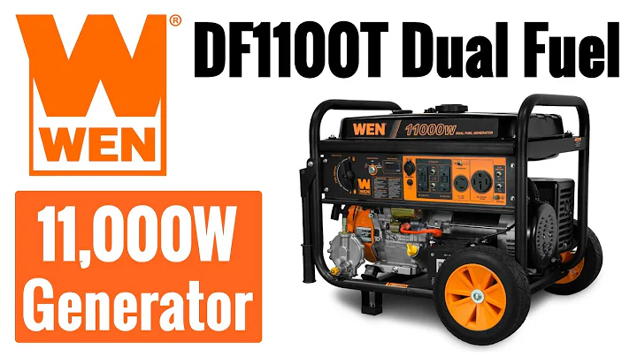 Power up your home with the WEN DF1100T Dual Fuel 11,000 Watt Generator!