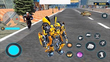 Bumblebee Multiple Transformation Jet Robot Car Game 2020   Android Gameplay #2