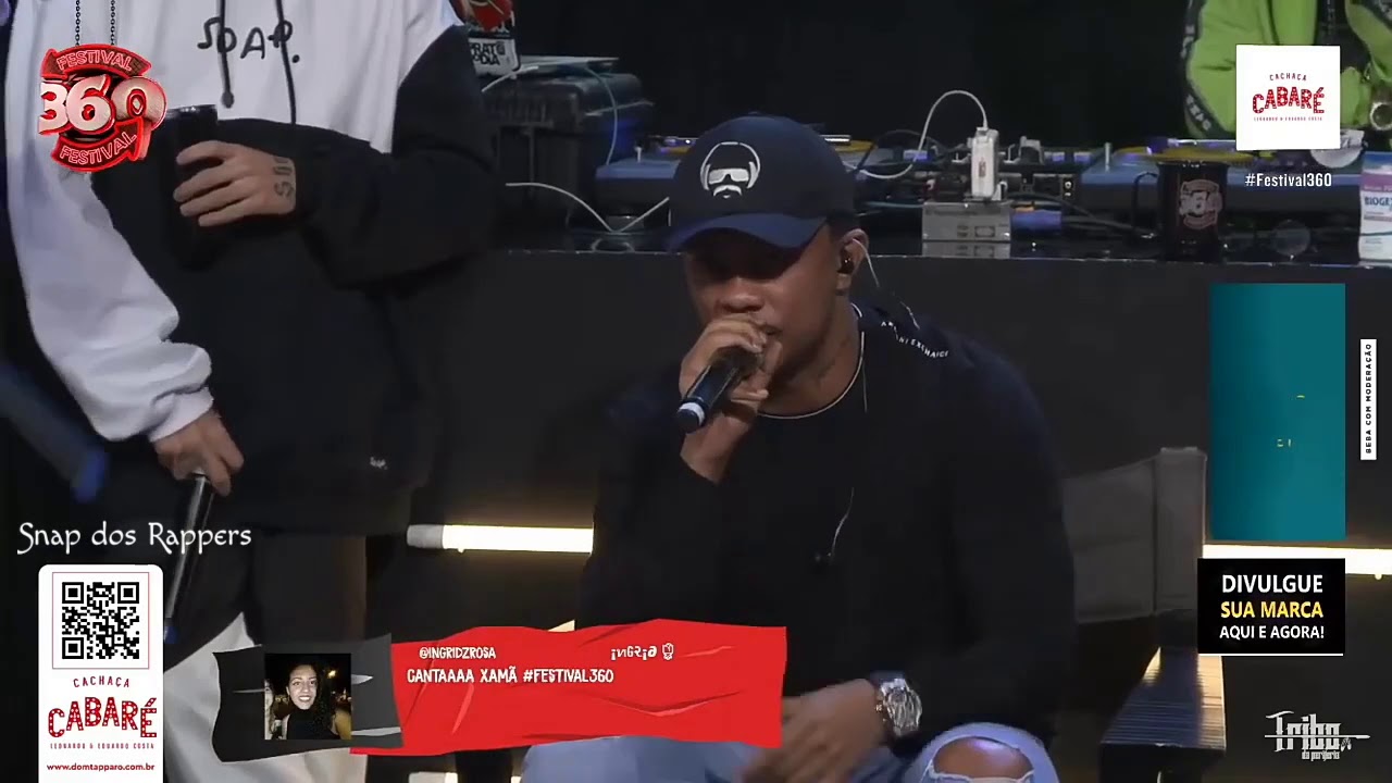 Xamã - Freestyle de Papo Reto pro diretor do Festival 360 pela humilhação que fizeram com ele AOVIVO