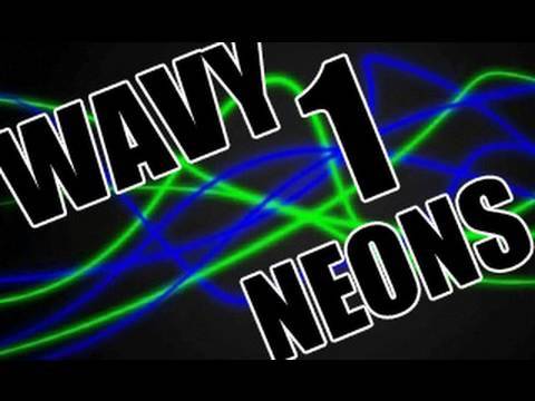 Wavy Neons (Part 1/2) - Beginner Photoshop CS5 Tutorial