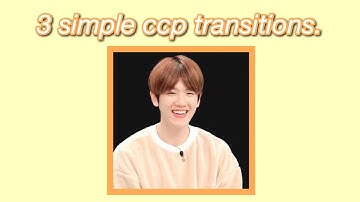 3 simple ccp transitions | kwaniez