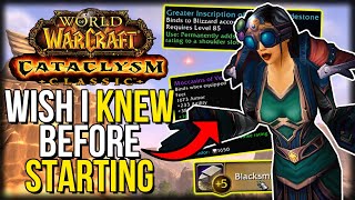 What I WISH I Knew BEFORE Starting Cata Classic | Cataclysm Classic | Alt Leveling Tips