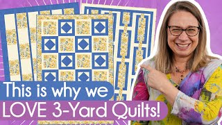 Good Things Come in 3's - 3-Yard Quilt Pattern Makeover!
