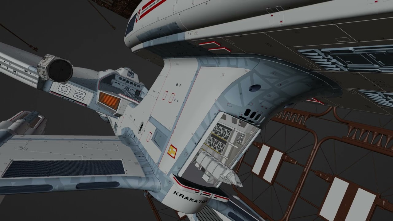 Krakatoa dry dock playblast