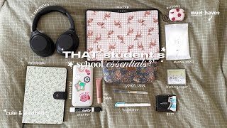 Celebrity THAT STUDENT’S SCHOOL ESSENTIALS 📓🖇️ must haves for uni, my favs, unconventional items, tech Profile