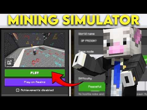 How to Make a Mining Simulator in Minecraft Bedrock!