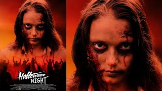 Scary Poster Design in Photoshop || Horror Movie Poster Design || Vertex Graphic