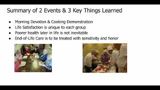 Culture Immersion Experience: Video Presentation