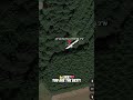 ✈Airplane in the forest on google maps 🌎😱short shorts #shorts