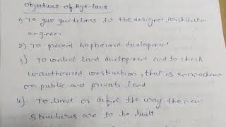 Building byelaws part 1
