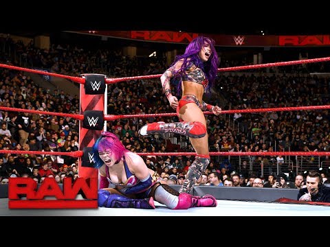 Asuka vs. Sasha Banks: Raw, Jan. 29, 2018