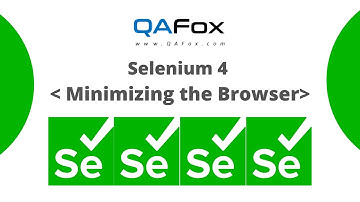 Selenium 4 - Minimize Browser Window using minimize()