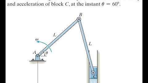 Lecture 14 - Example 3: Absolute Motion Analysis