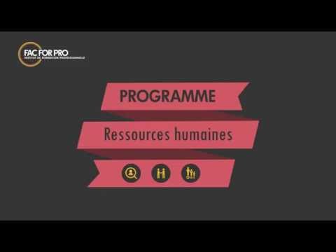 Programme Ressources Humaines FAC FOR PRO