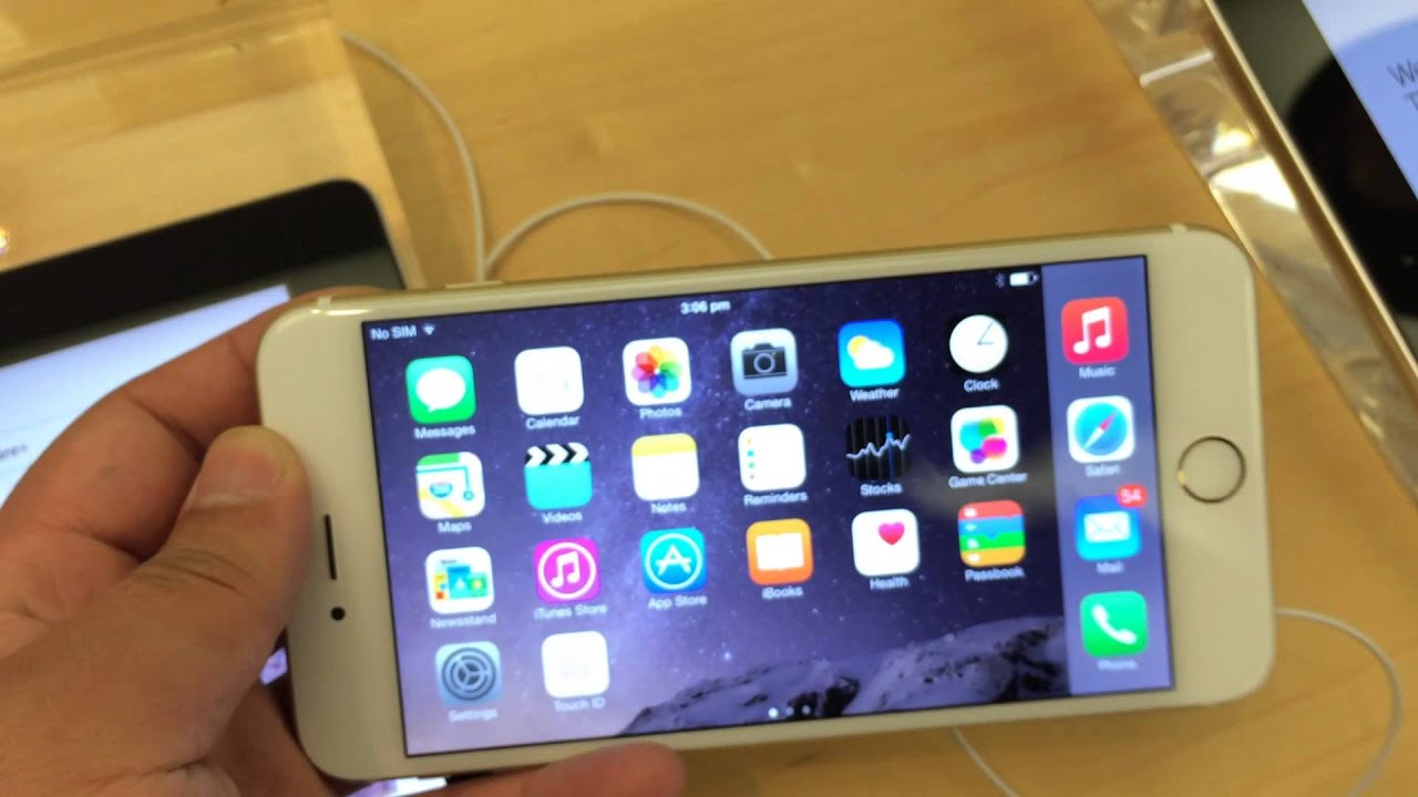iPhone6 and iPhone 6 plus at Apple Store Australia Review - YouTube