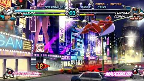 Tatsunoko vs Capcom (Frank West & Tekkaman Blade)