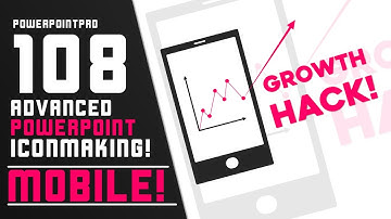 Mobile Icon! Advanced PowerPoint Icon making! (Microsoft PowerPoint 2013) | PowerPoint Pro