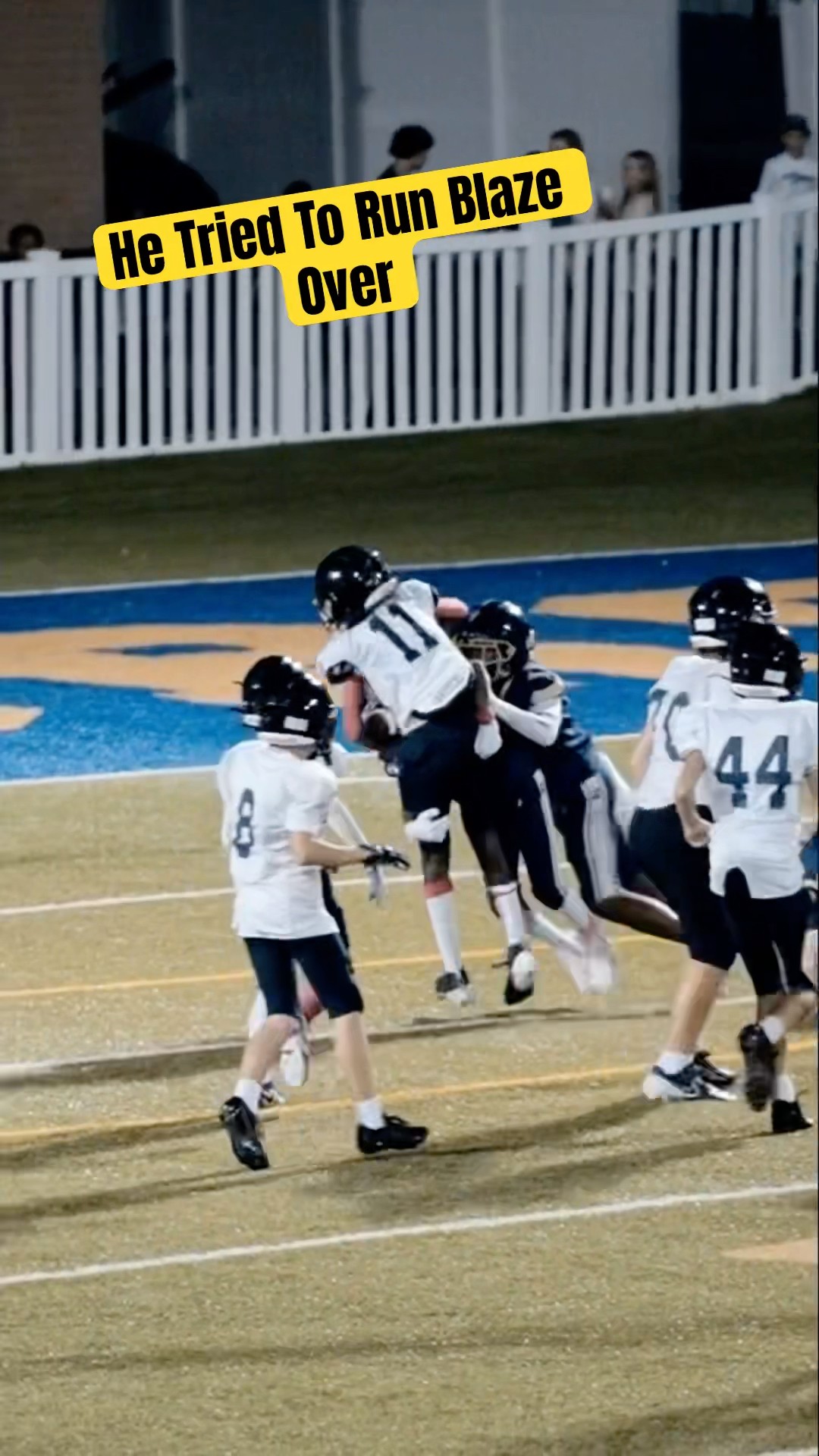 Did He Try To Run Blaze Over ?? #football #blaze #bighit