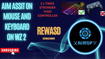How to get AIM ASSIST on Mouse and Keyboard WARZONE 2, MW2, REWASD Settings, Macros and Gameplays