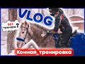 КОННАЯ тренировка БЕЗ ТРЕНЕРА 😱 Примеряю обновки / VLOG в конюшне