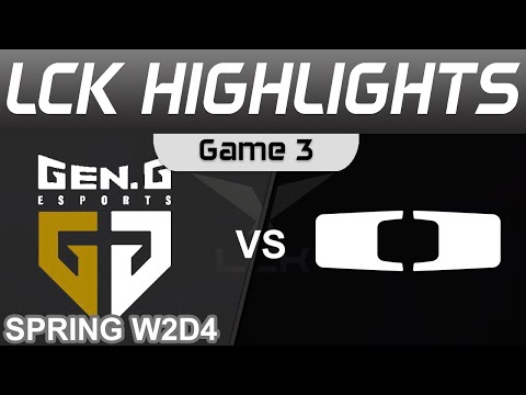 GEN vs DK Highlights Game 3 LCK Spring Season 2024 Gen G vs Dplus KIA by Onivia