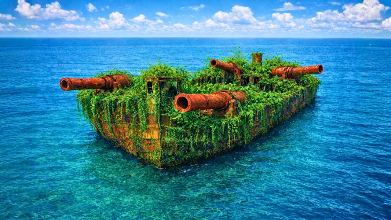 I Turned an Abandoned Shipwreck Into a Luxury Floating Forest Resort (ASMR)