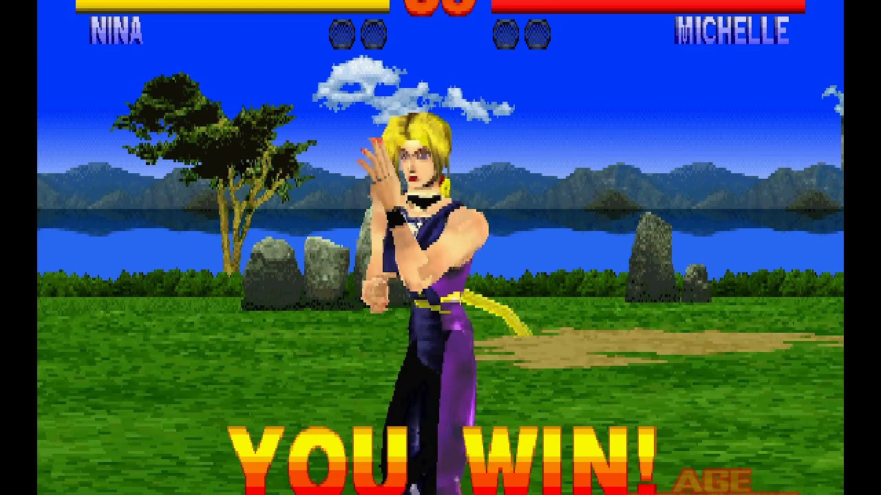Tekken (PSX) Longplay - Nina Playthrough