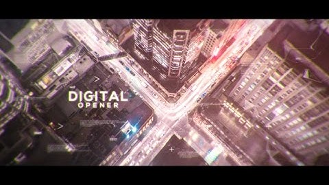 Digital Parallax Opener | Slideshow - After Effects Template