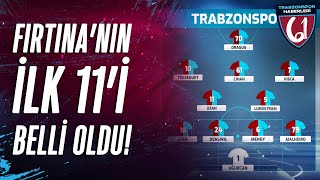 Trabzonspor'un Ruzomberok Karşısında İlk 11'i Belli Oldu