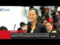 Keiko Fujimori: “Hay mucha base para negar prisión preventiva”